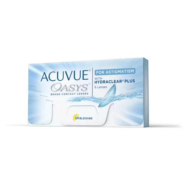 Lentes de contacto Acuvue Oasys para astigmatismo