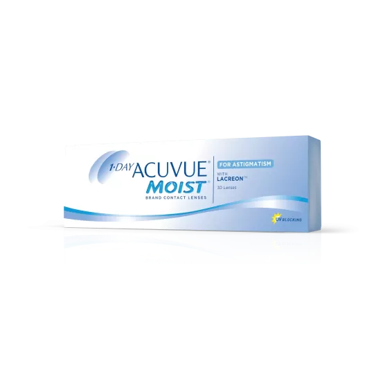 Lentes de contacto Acuvue Moist para Astigmatismo