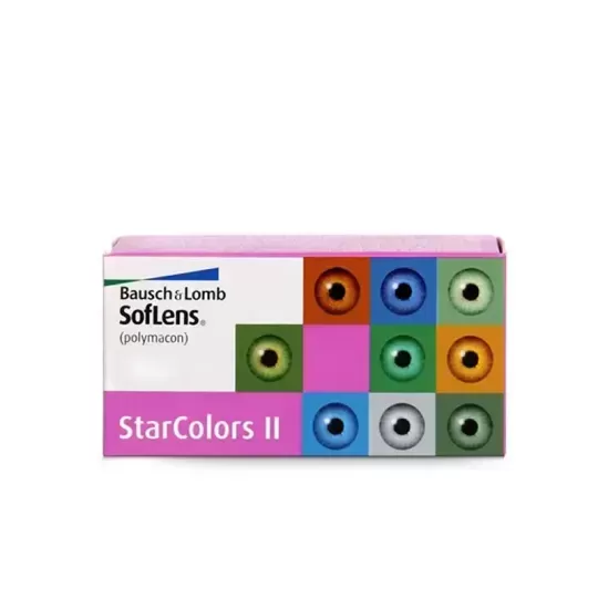 2 cajas de lentes de contacto de color Starcolors con graduación