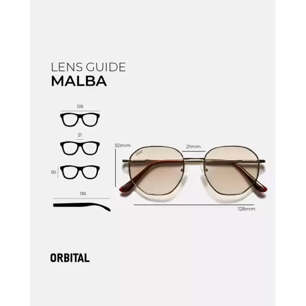 Lente de sol Orbital Malba